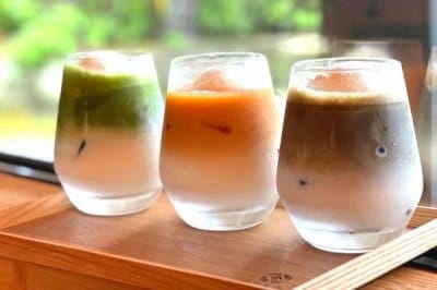 フロート【抹茶・紅茶・ほうじ茶】