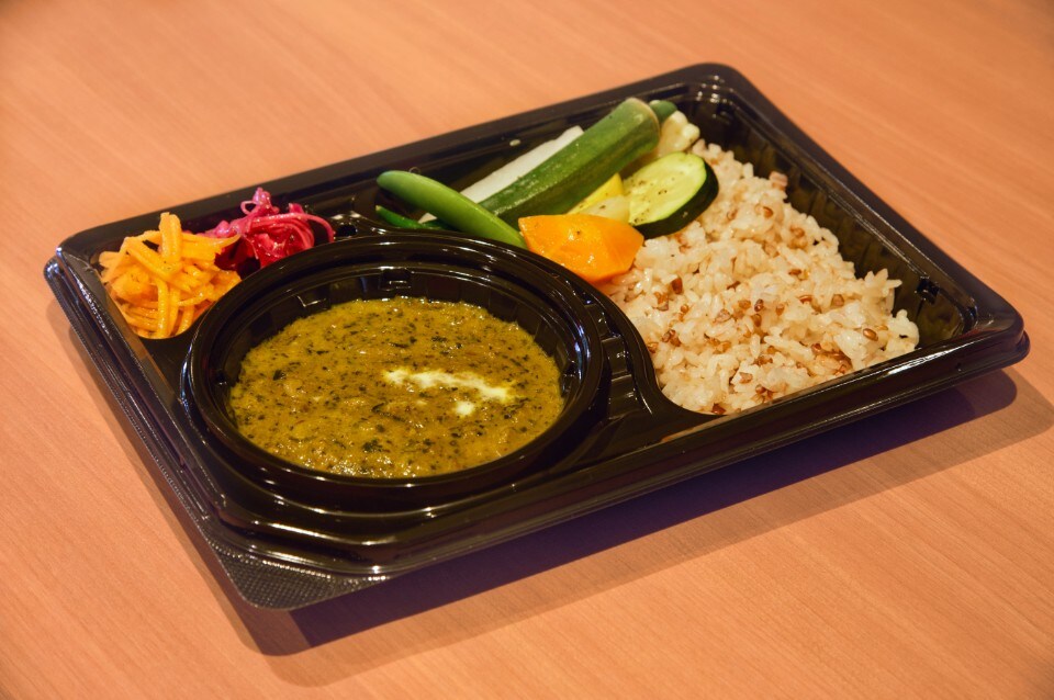 小松菜カレー弁当