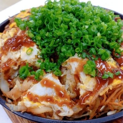 お好み焼き唐麺焼