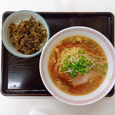 ラーメン＆からし高菜ご飯