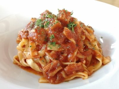 トマトスパイスカレーパスタ