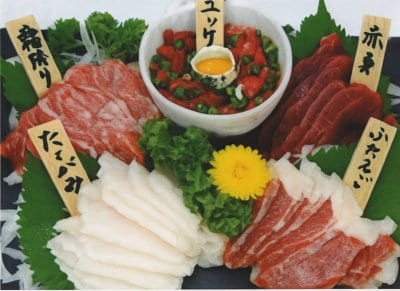 馬刺し5種（熊本直送）