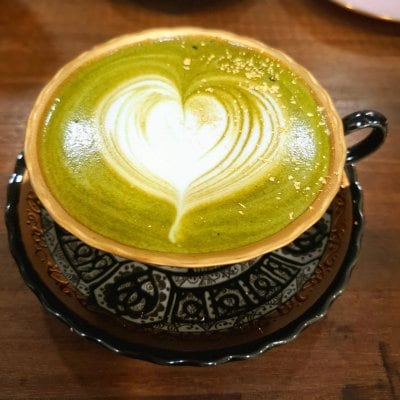 エスプレッソ抹茶ラテ（高級宇治抹茶）