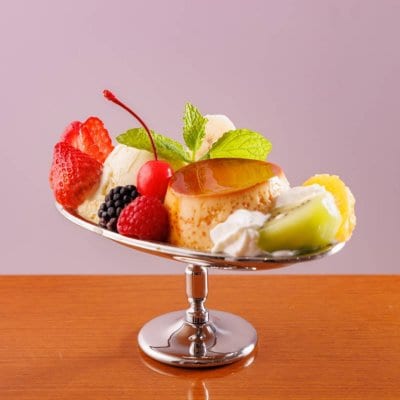 プリン・アラモード