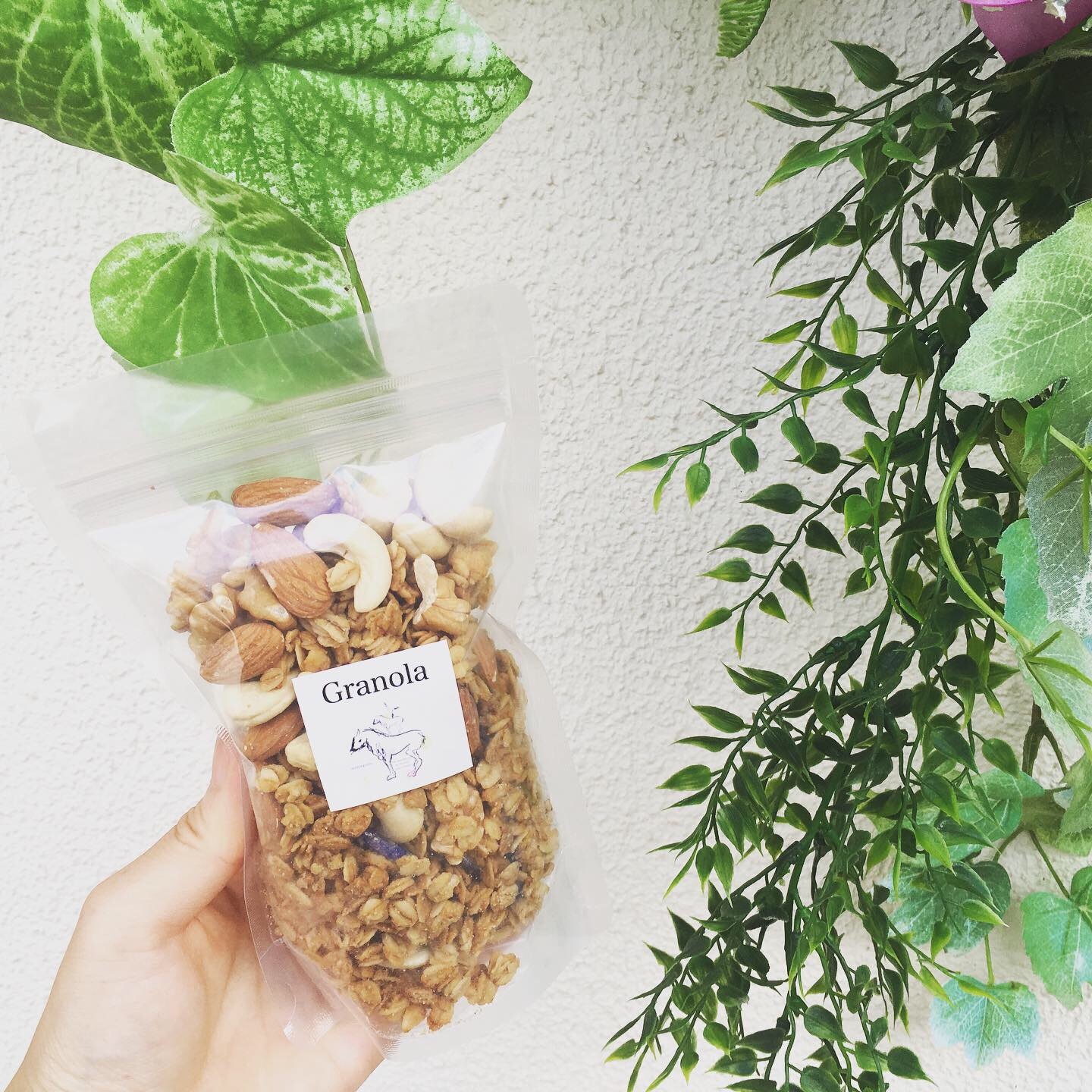 国産米粉のグルテンフリーおやつ通販ままがし　有機ナッツのグラノーラ