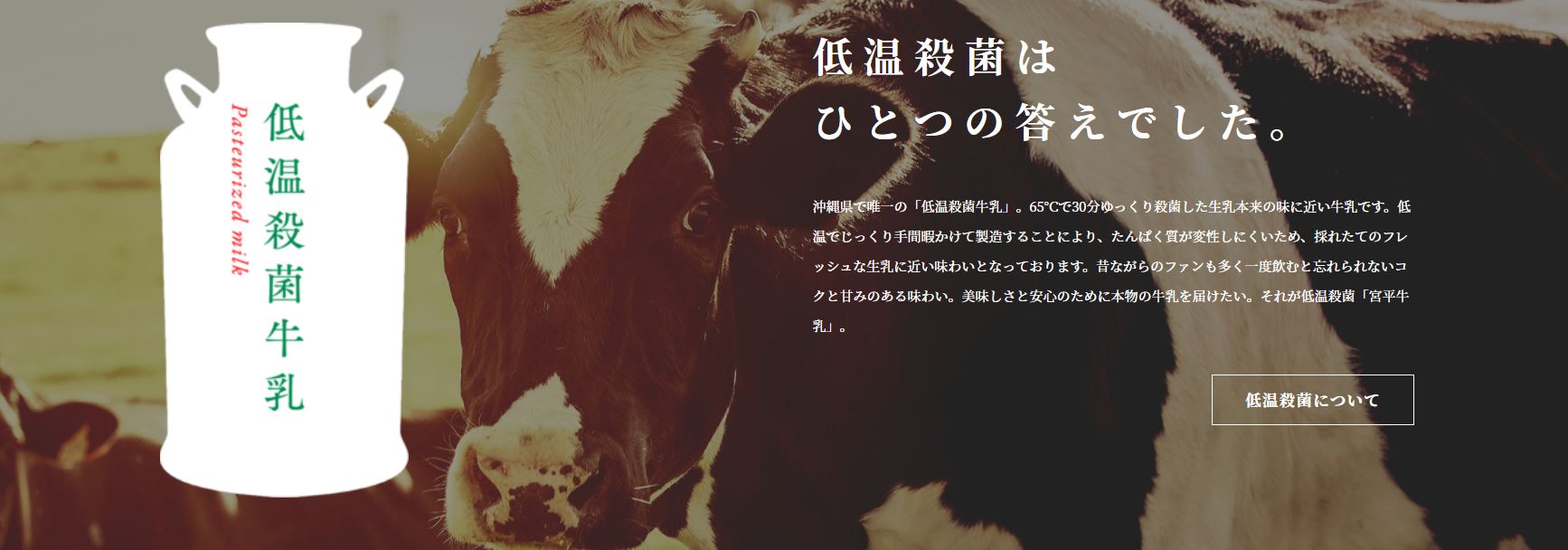 低温殺菌について|宮平牛乳を扱った宮平ジェラート(アイスクリーム)の通販オンラインショップ|沖縄宮平グッズ