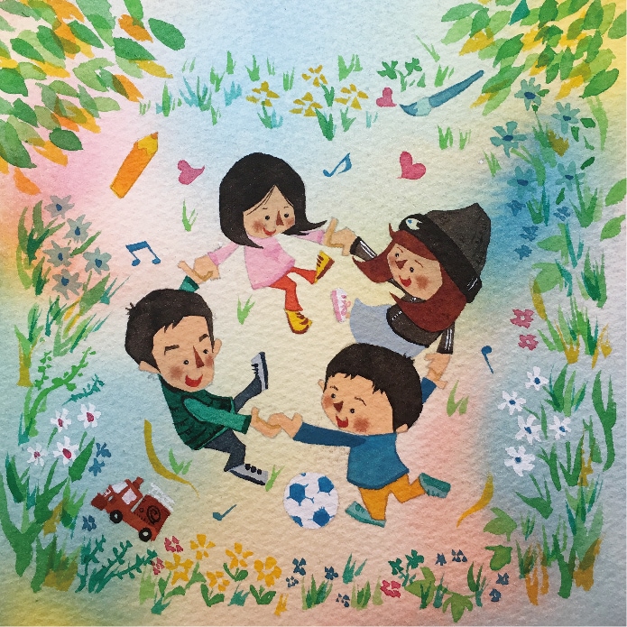 新居のお祝い_北欧風イラスト_オーダーメイド