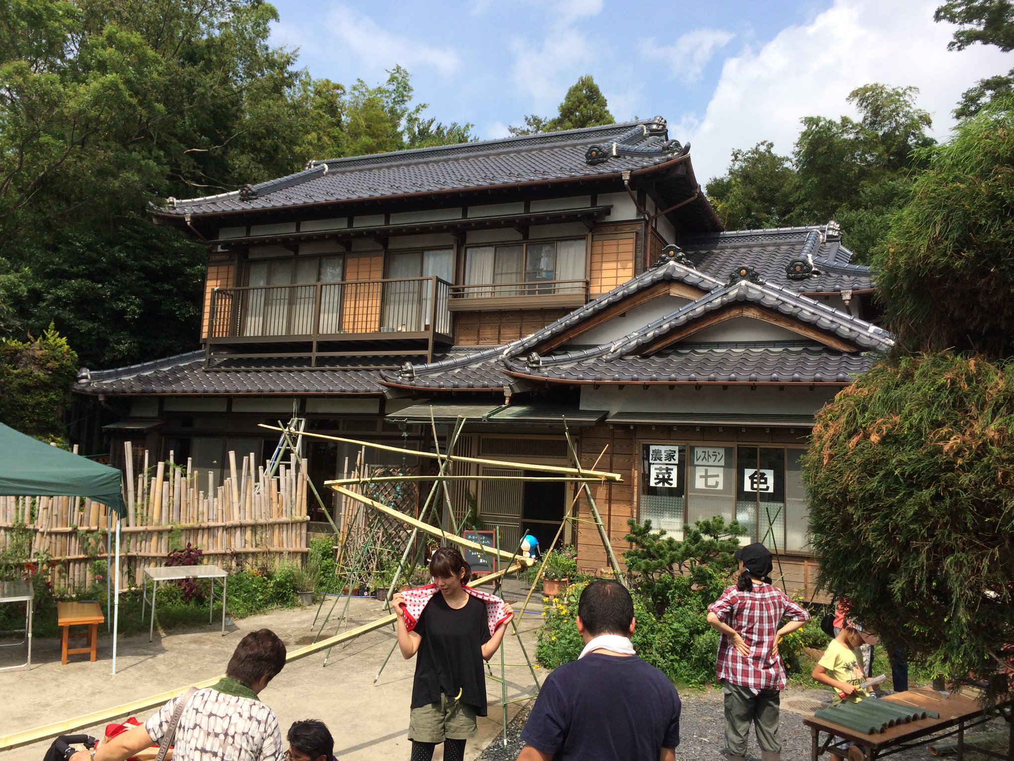 ピタゴラ風流しそうめん