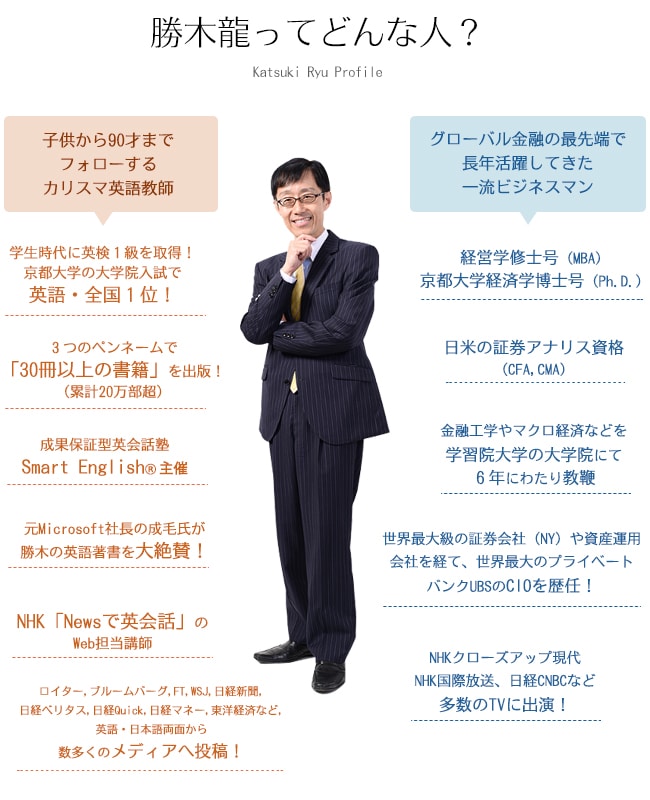 勝木龍ってどんな人？