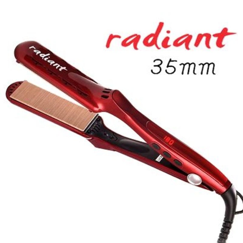 【プロがおすすめ!!】35mmストレートアイロン シルクプレート搭載 radiant(ラディアント)