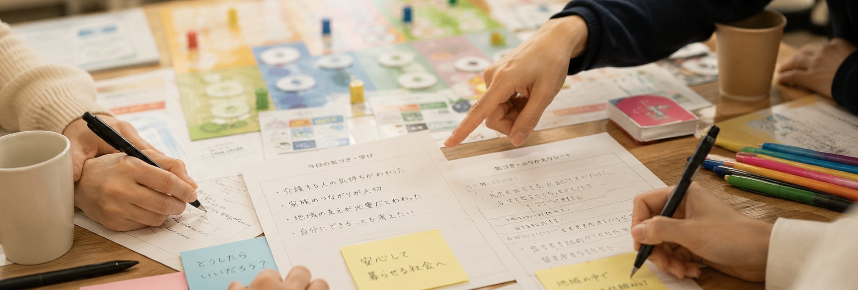 ボードゲームを活用した ワークショップの企画・開催
