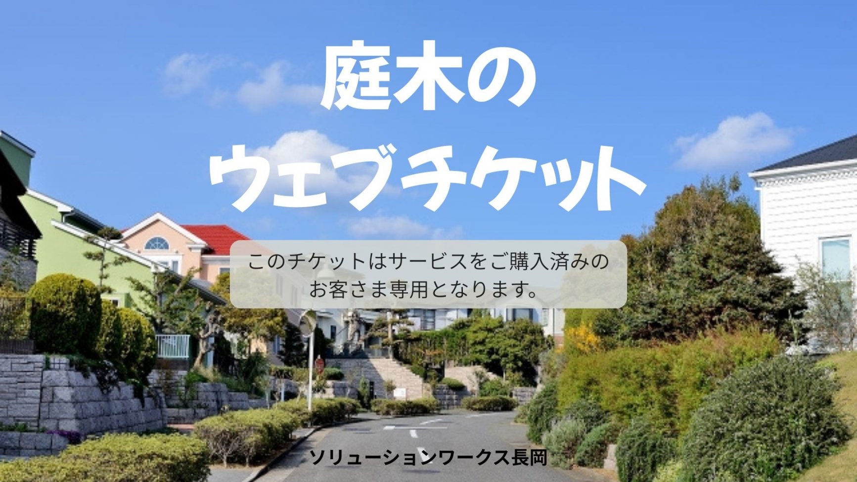 庭木のウェブチケット（専用）